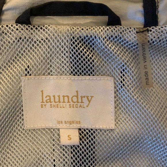 Laundry By Shelli Segal Black Rain Jacket - Picture 7 of 7